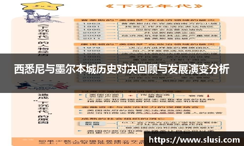 西悉尼与墨尔本城历史对决回顾与发展演变分析